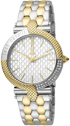 Just Cavalli Srebrny/Stal w odcieniu złota Ø34 mm JC1L105M0105