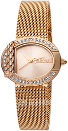 Just Cavalli Różowe złoto/Stal w kolorze różowego złota Ø33 mm JC1L110M0105