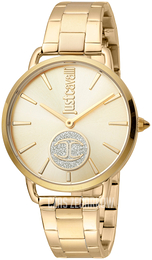 Just Cavalli Szampański/Stal w odcieniu złota Ø36 mm JC1L117M0065