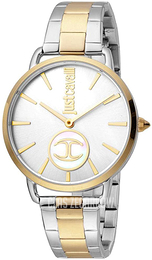 Just Cavalli Srebrny/Stal w odcieniu złota Ø36 mm JC1L117M0085
