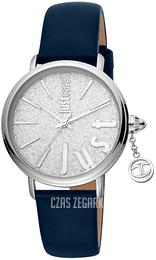 Just Cavalli Srebrny/Skóra Ø34 mm JC1L119L0015