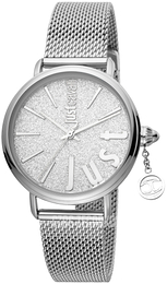 Just Cavalli Srebrny/Stal Ø34 mm JC1L119M0045