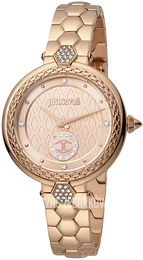 Just Cavalli Różowe złoto/Stal w kolorze różowego złota Ø34 mm JC1L128M0085
