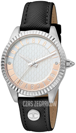 Just Cavalli Srebrny/Skóra Ø34 mm JC1L133L0015