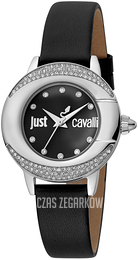 Just Cavalli Glam Chic Czarny/Skóra Ø32 mm JC1L150L0015