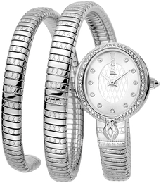 Just Cavalli Glam Chic Srebrny/Stal Ø25 mm JC1L153M0015