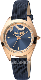 Just Cavalli Niebieski/Skóra Ø32 mm JC1L210L0235