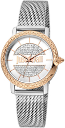 Just Cavalli Animalier Srebrny/Stal Ø32 mm JC1L212M0275