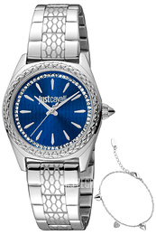 Just Cavalli Glam Niebieski/Stal Ø30 mm JC1L239M0055