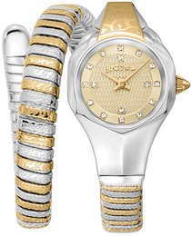 Just Cavalli Signature Żółte złoto/Stal w odcieniu złota Ø22 mm JC1L270M0055