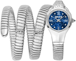 Just Cavalli Ravenna Niebieski/Stal Ø22 mm JC1L271M0015
