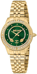 Just Cavalli Dress Zielony/Stal w odcieniu złota Ø30 mm JC1L275M0055