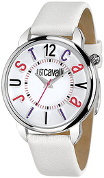 Just Cavalli Biały/Skóra Ø37 mm R7251138645