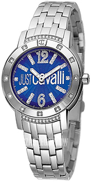 Just Cavalli Niebieski/Stal Ø34 mm R7253161535