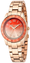 Just Cavalli Just Sunset Pomarańczowy/Stal w kolorze różowego złota Ø36 mm R7253202506