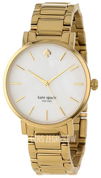 Kate Spade Gramercy Biały/Stal w odcieniu złota Ø34 mm 1YRU0002