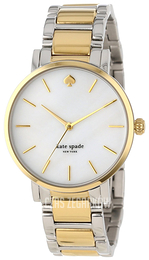Kate Spade Gramercy Biały/Stal w odcieniu złota Ø34 mm 1YRU0005
