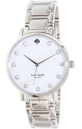 Kate Spade Gramercy Biały/Stal Ø34 mm 1YRU0006