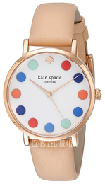 Kate Spade Metro Biały/Skóra Ø34 mm 1YRU0735