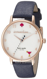 Kate Spade Metro Biały/Skóra Ø34 mm KSW1040