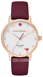 Kate Spade Metro Biały/Skóra Ø34 mm KSW1041