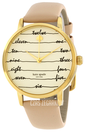 Kate Spade Metro Kremowy/Skóra Ø34 mm KSW1059