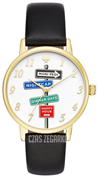 Kate Spade Metro Biały/Skóra Ø34 mm KSW1128