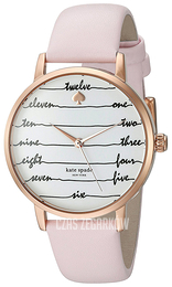 Kate Spade Metro Biały/Skóra Ø34 mm KSW1239