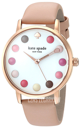 Kate Spade Metro Biały/Skóra Ø34 mm KSW1253