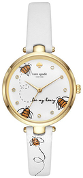 Kate Spade Holland Biały/Skóra Ø34 mm KSW1416