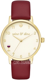 Kate Spade Metro Biały/Skóra Ø34 mm KSW9022