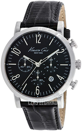 Kenneth Cole New York Czarny/Skóra Ø44 mm 10020826