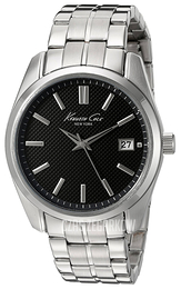 Kenneth Cole Classic Czarny/Stal Ø44 mm 10024356