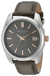 Kenneth Cole Classic Szary/Skóra Ø42 mm 10024357