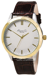 Kenneth Cole Classic Biały/Skóra Ø44 mm 10024816