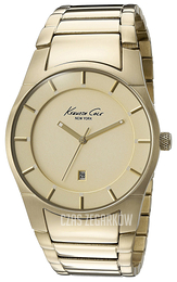 Kenneth Cole Slim Żółte złoto/Stal w odcieniu złota Ø38 mm 10027726