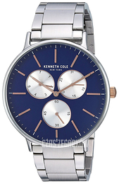 Kenneth Cole Multifunction Niebieski/Stal Ø41 mm KC14946008
