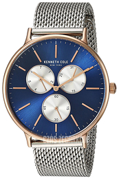 Kenneth Cole Multifunction Niebieski/Stal Ø41 mm KC14946010