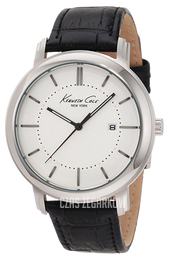Kenneth Cole Classic Biały/Skóra Ø44 mm KC1651