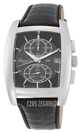 Kenneth Cole Barrel Czarny/Skóra Ø32 mm KC1655