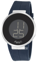 Kenneth Cole Digital Czarny/Skóra Ø42 mm KC1657