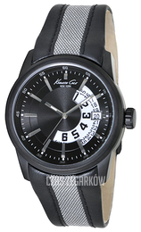Kenneth Cole Classic Czarny/Tkanina Ø44 mm KC1835