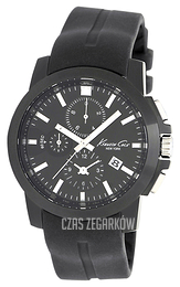 Kenneth Cole Dress Sport Czarny/Guma Ø44 mm KC1844
