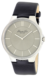 Kenneth Cole Slim Srebrny/Skóra Ø45 mm KC1847