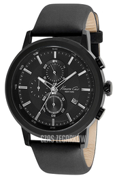 Kenneth Cole Czarny/Skóra Ø46 mm KC1946