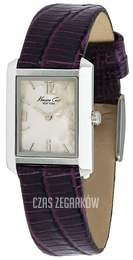 Kenneth Cole Srebrny/Skóra Ø22 mm KC2562