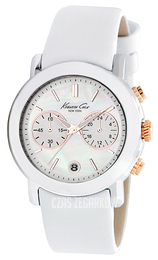 Kenneth Cole Dress Sport Biały/Skóra Ø38 mm KC2688