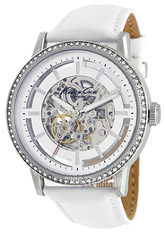 Kenneth Cole Automatic Srebrny/Skóra Ø44 mm KC2690