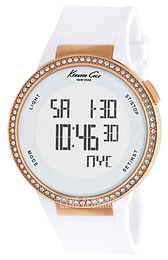 Kenneth Cole Biały/Guma Ø44 mm KC2697