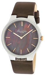 Kenneth Cole Slim Brązowy/Skóra Ø36 mm KC2705